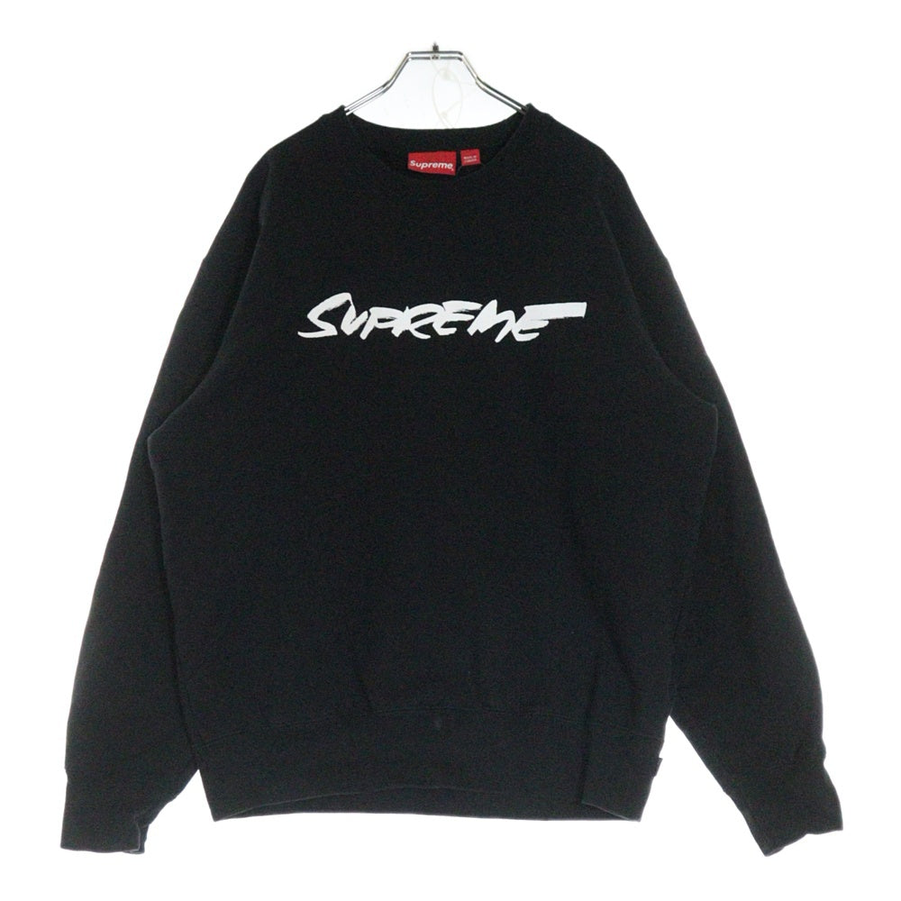 SUPREME(シュプリーム) 20AW Futura Logo Crewneck フューチュラロゴプリント クルーネックスウェットトレーナー ブラック