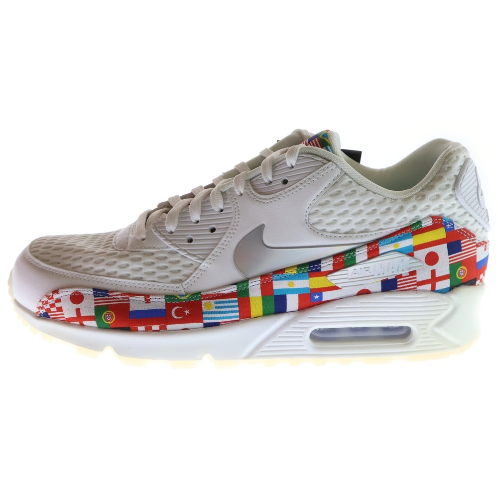 NIKE(ナイキ) AIR MAX 90 NIC QS A05119-100 国旗柄 エアマックス90 ローカットスニーカー シューズ US10/28.0cm ホワイト
