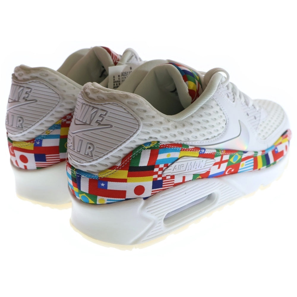 NIKE(ナイキ) AIR MAX 90 NIC QS A05119-100 国旗柄 エアマックス90 ローカットスニーカー シューズ US10/28.0cm ホワイト