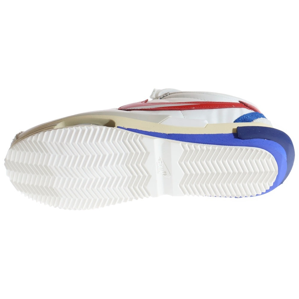 NIKE(ナイキ) ×Sacai Zoom Cortez White and University Red DQ0581-100 サカイ ズームコルテッツ ローカットスニーカー シューズ US8/26.0cm ホワイト