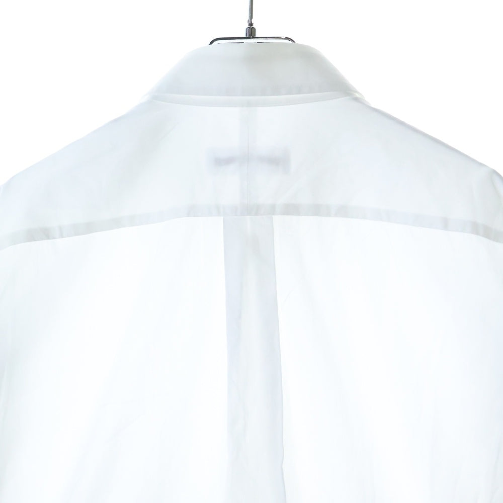 CHROME HEARTS(クロムハーツ) BS FLEUR DRESS SHIRT BSフレアボタン オーバーサイズコットン長袖シャツ ホワイト