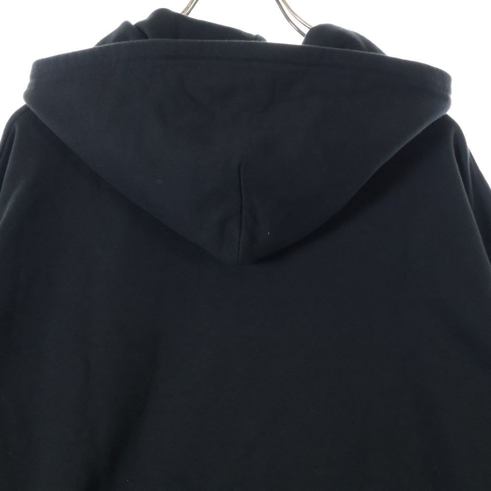 CHROME HEARTS(クロムハーツ) SWTSHRT HD ZIP オンライン限定 グリッターアームロゴジップアップフーディーパーカー ブラック/ブラウン