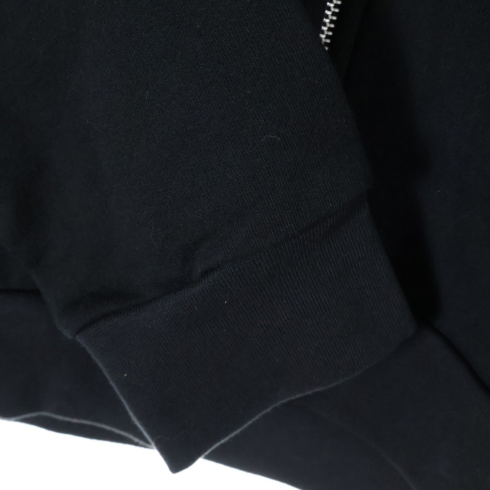 CHROME HEARTS(クロムハーツ) SWTSHRT HD ZIP オンライン限定 グリッターアームロゴジップアップフーディーパーカー ブラック/ブラウン