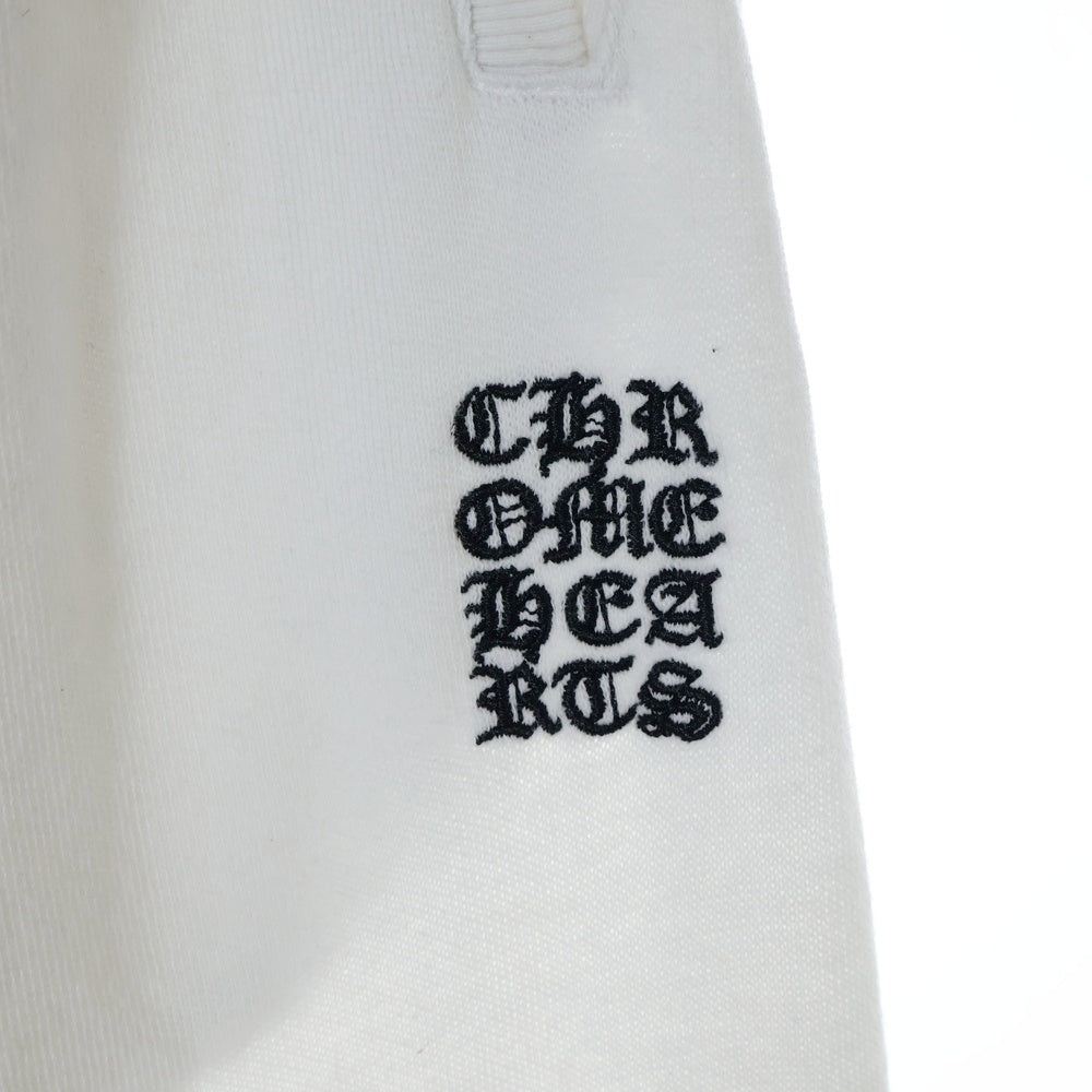 CHROME HEARTS(クロムハーツ) Y NOT Sweat Pants ロゴ刺繍ワイノットスウェットロングパンツ ホワイト