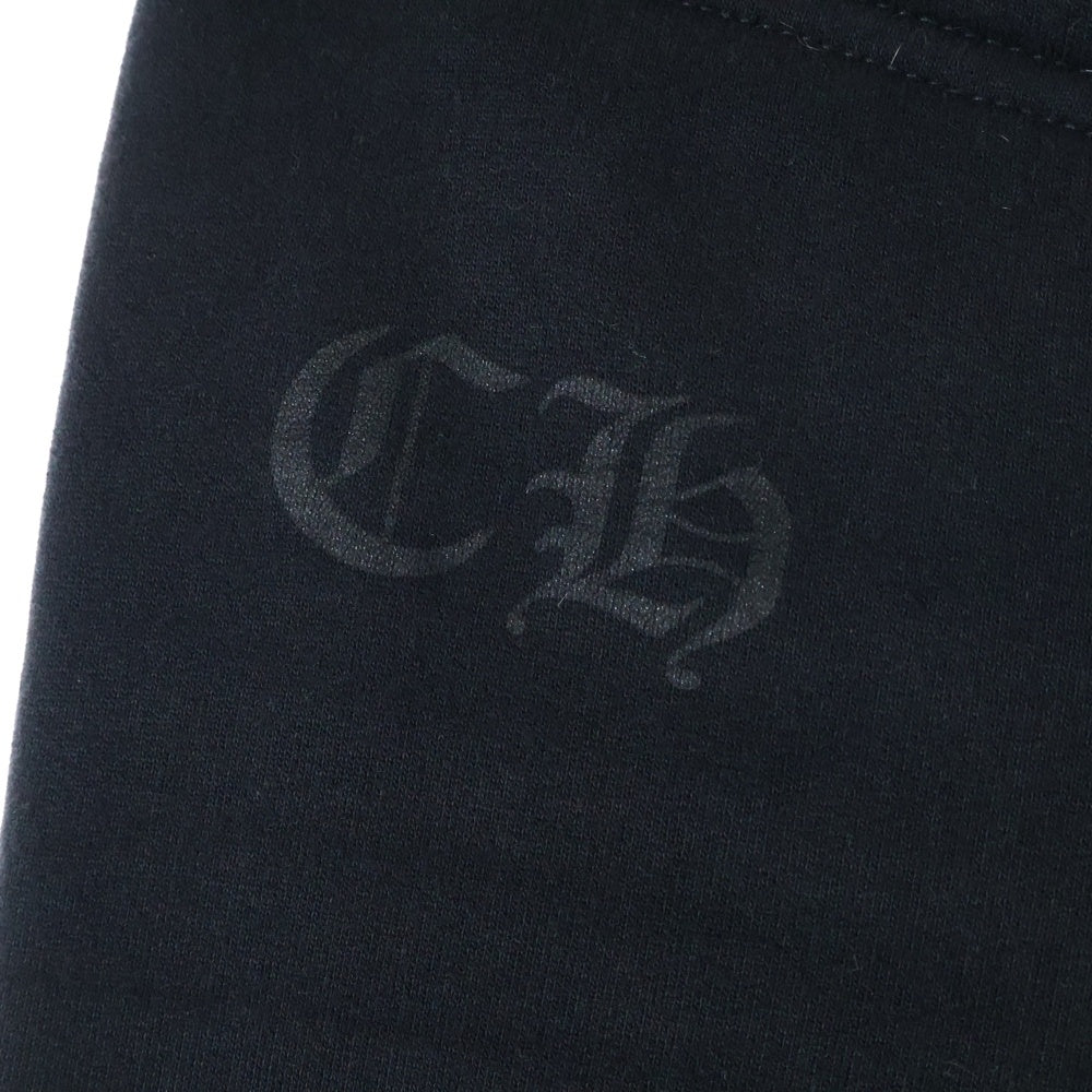 CHROME HEARTS(クロムハーツ) Sweat Pants サイドロゴプリント スウェットパンツ ブラック/イエロー