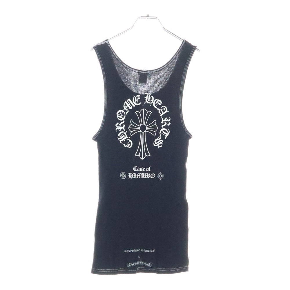 CHROME HEARTS(クロムハーツ) ×氷室京介 KYOSUKE HIMURO 15th Anniversary Special LIVE プリントリブタンクトップ ノースリーブ ブラック