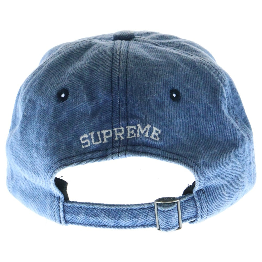 SUPREME(シュプリーム) 25SS License Plate 6-Panel Cap ライセンスプレート6パネルデニムキャップ 帽子 インディゴブルー
