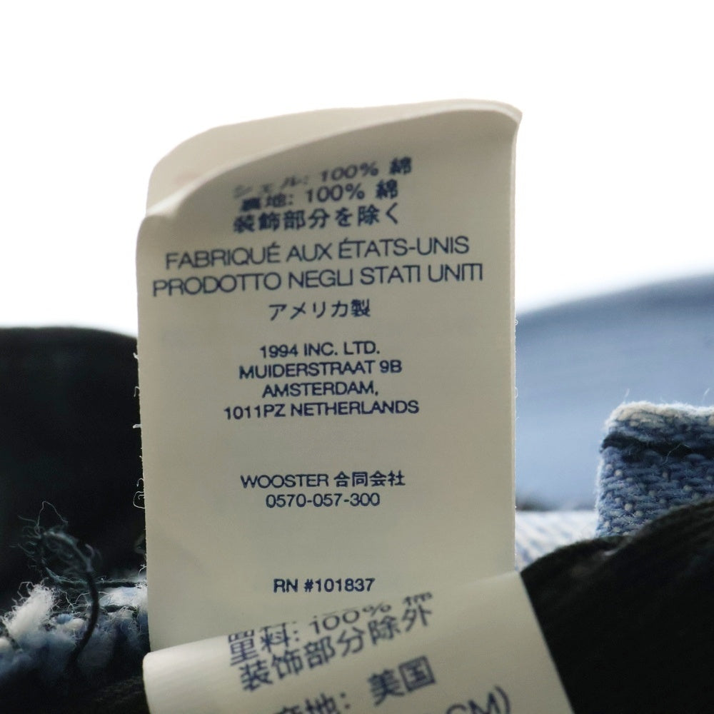 SUPREME(シュプリーム) 25SS License Plate 6-Panel Cap ライセンスプレート6パネルデニムキャップ 帽子 インディゴブルー