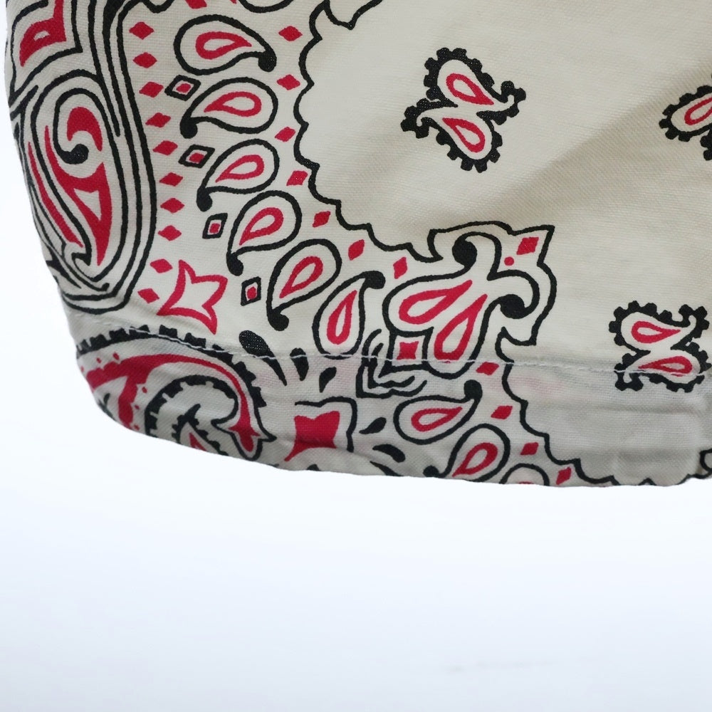 Sacai(サカイ) 22SS Bandana Print Pants 22-02691M バンダナプリントベルテッドパンツ ホワイト/ピンク