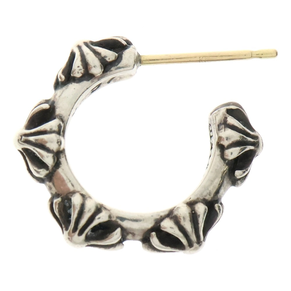 CHROME HEARTS(クロムハーツ) HOOP CROSS クロスバンド フープピアス シルバー BCA100