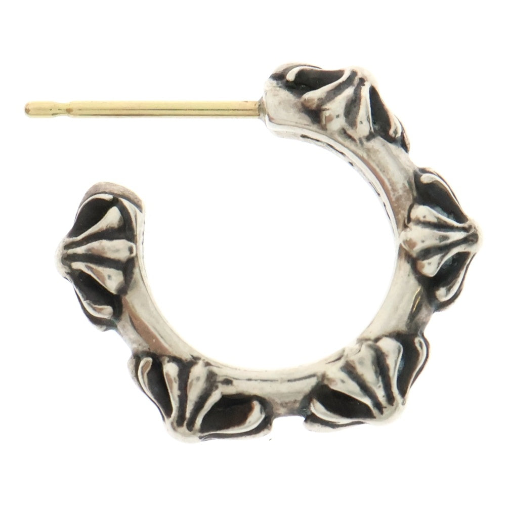 CHROME HEARTS(クロムハーツ) HOOP CROSS クロスバンド フープピアス シルバー BCA100