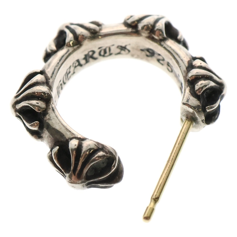 CHROME HEARTS(クロムハーツ) HOOP CROSS クロスバンド フープピアス シルバー BCA100