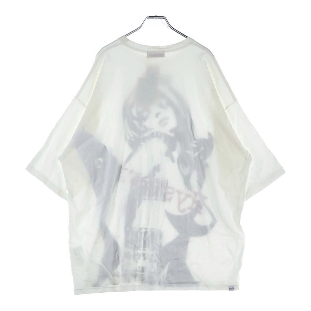 HYSTERIC GLAMOUR(ヒステリックグラマー) GUITAR GIRL 01243CO01ギターガール 半袖Tシャツ カットソー ホワイト