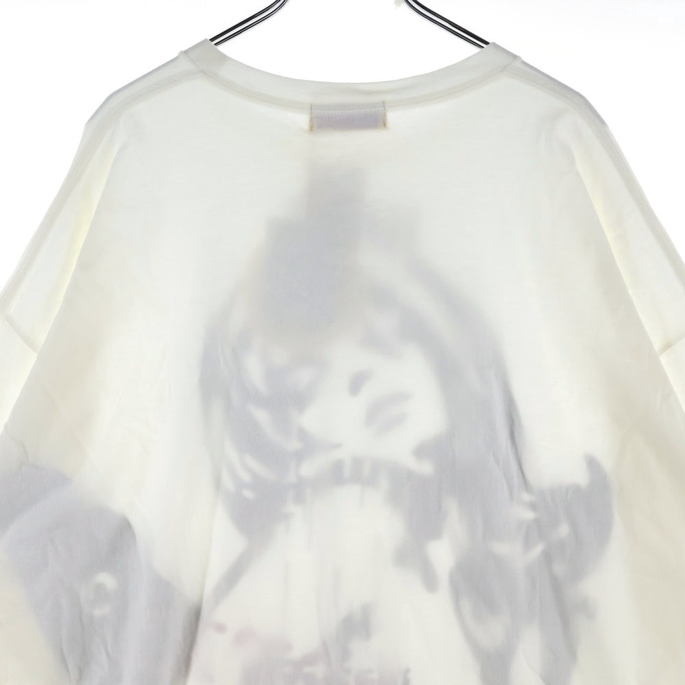 HYSTERIC GLAMOUR(ヒステリックグラマー) GUITAR GIRL 01243CO01ギターガール 半袖Tシャツ カットソー ホワイト