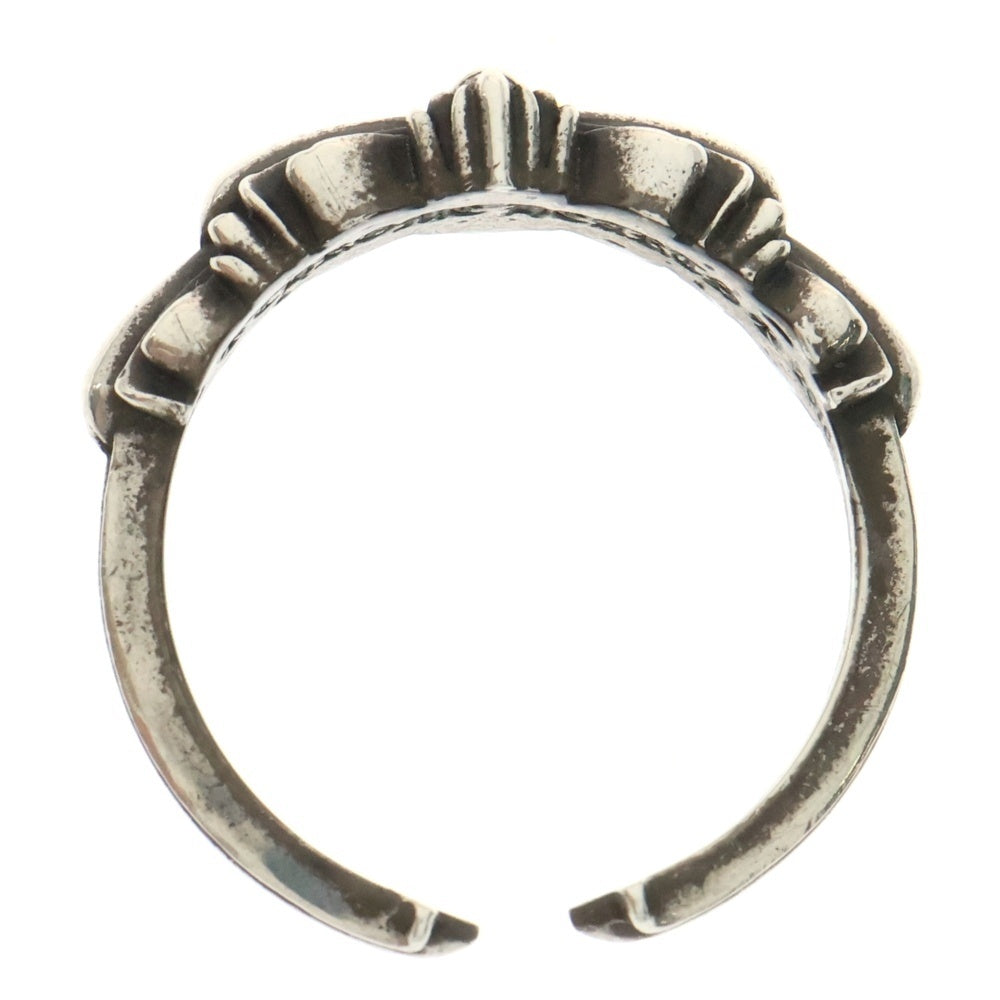 CHROME HEARTS(クロムハーツ) BABY CLSC ベイビークラシックダブルフローラルリング シルバー