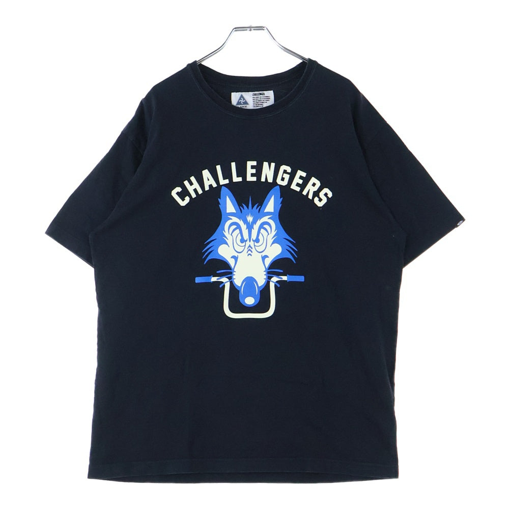 CHALLENGER(チャレンジャー) 24SS KIDS WOLW MC TEE キッズウルフ 半袖Tシャツ カットソー ブラック
