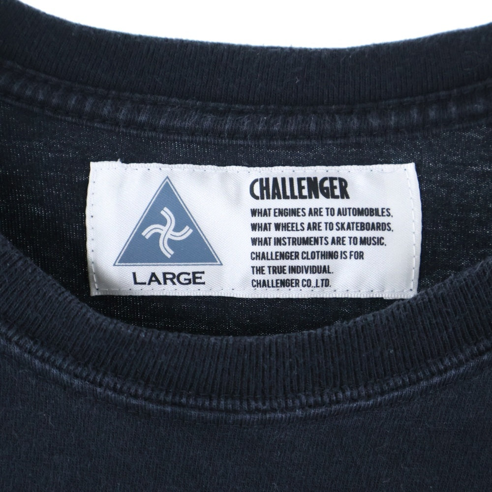 CHALLENGER(チャレンジャー) 24SS KIDS WOLW MC TEE キッズウルフ 半袖Tシャツ カットソー ブラック