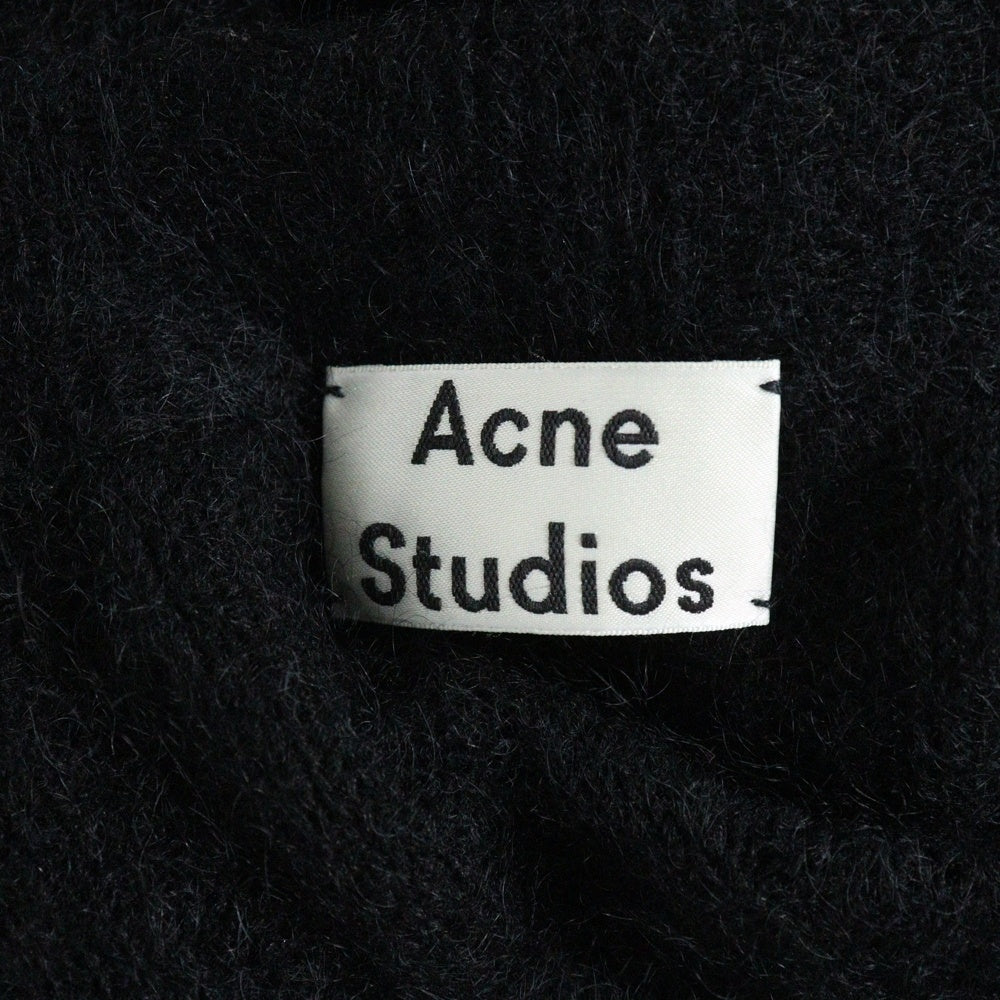 Acne Studios(アクネ ストゥディオズ) RAYA SHORT RIB PAW14 カーディガン ブラック