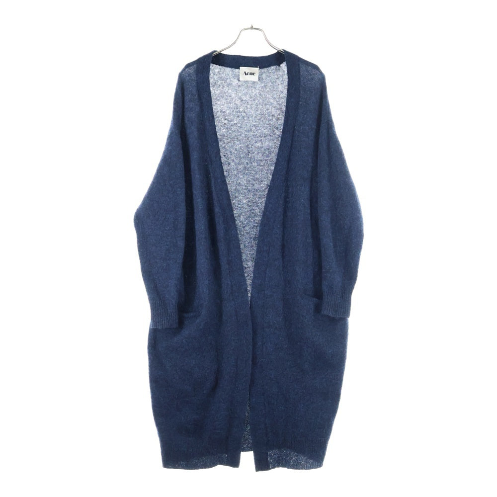 ACNE(アクネ) 12AW RAYA NEW PAW 12 モヘア ロングカーディガン ネイビー