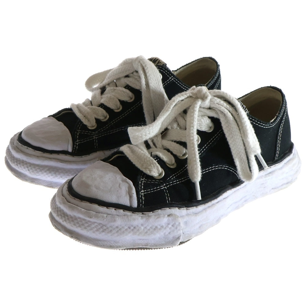 MIHARA YASUHIRO(ミハラヤスヒロ) HANK ORIGINAL SOLE CANVAS LOWCUT SNEAKER A11FW702 ハンク ソール キャンバス ローカットスニーカー シューズ ブラック