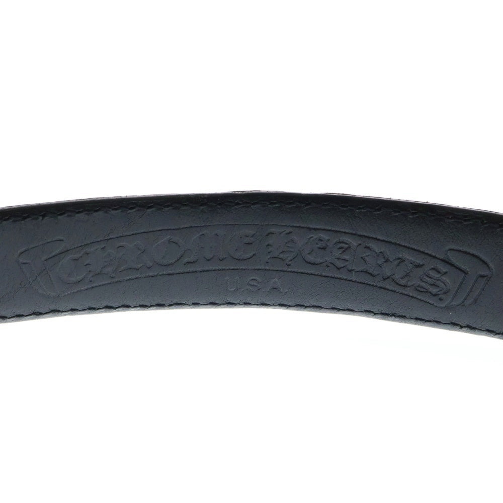 CHROME HEARTS(クロムハーツ) BLT CLASSIC 3PC クラシック 3ピース レザーベルト ブラック/シルバー