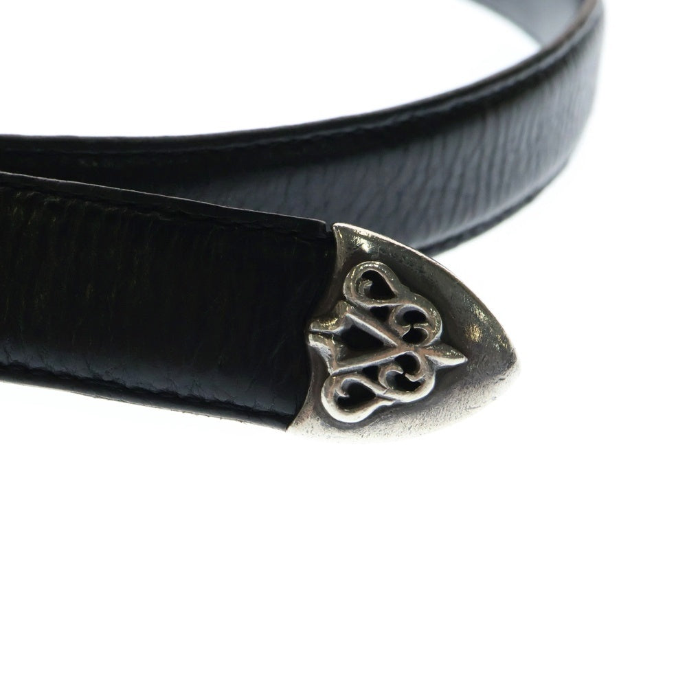 CHROME HEARTS(クロムハーツ) BLT CLASSIC 3PC クラシック 3ピース レザーベルト ブラック/シルバー