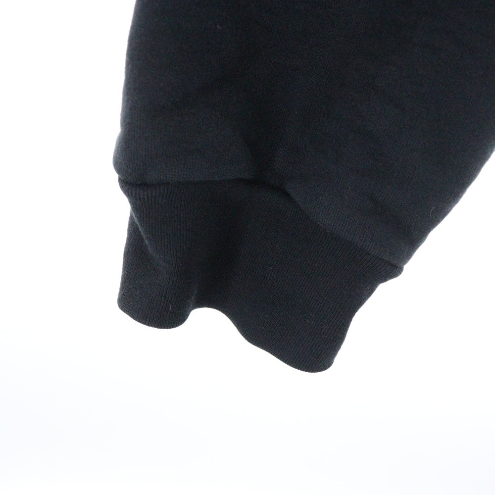 CHROME HEARTS(クロムハーツ) SWTSHRT HD ZIP SCROLL バックスクロール アームロゴ 裏地サーマルジップアップフーディーパーカー ブラック