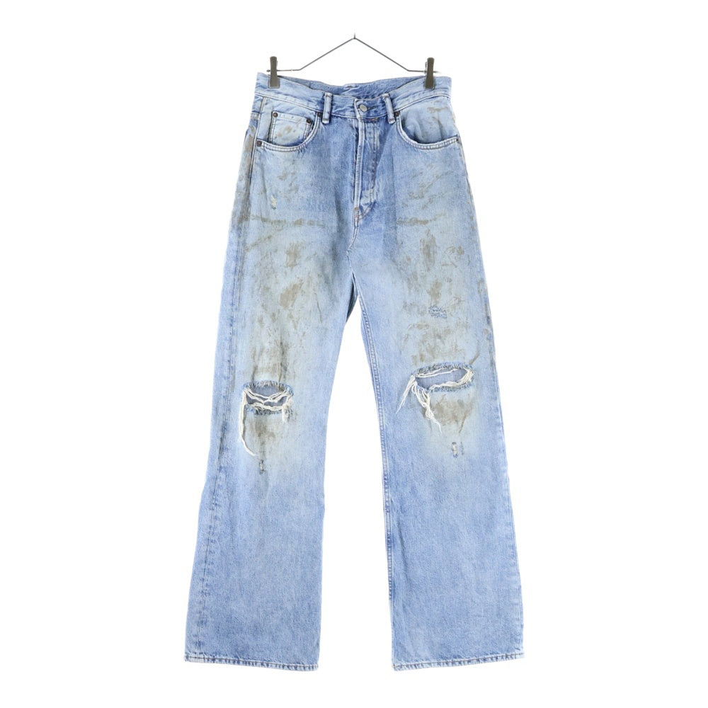 Acne Studios(アクネ ストゥディオズ) 2021M PENICILLIN B00317 ペニシリン ダメージ加工 デニムパンツ ジーンズ インディゴ
