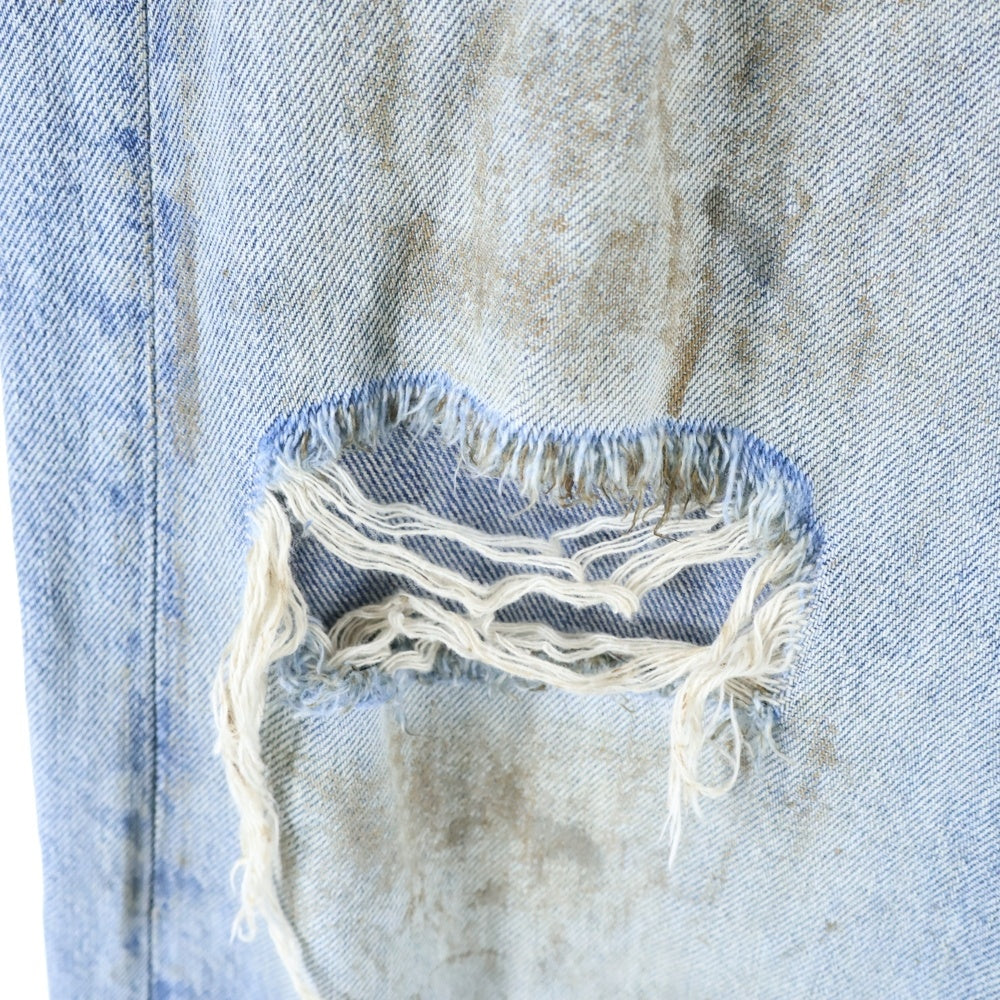 Acne Studios(アクネ ストゥディオズ) 2021M PENICILLIN B00317 ペニシリン ダメージ加工 デニムパンツ ジーンズ インディゴ
