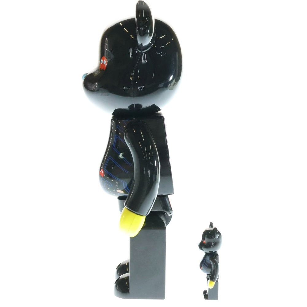 MEDICOM TOY(メディコムトイ) BE@RBRICK PAC-MAN 100%/400% ベアブリック パックマン フィギュア ブラック