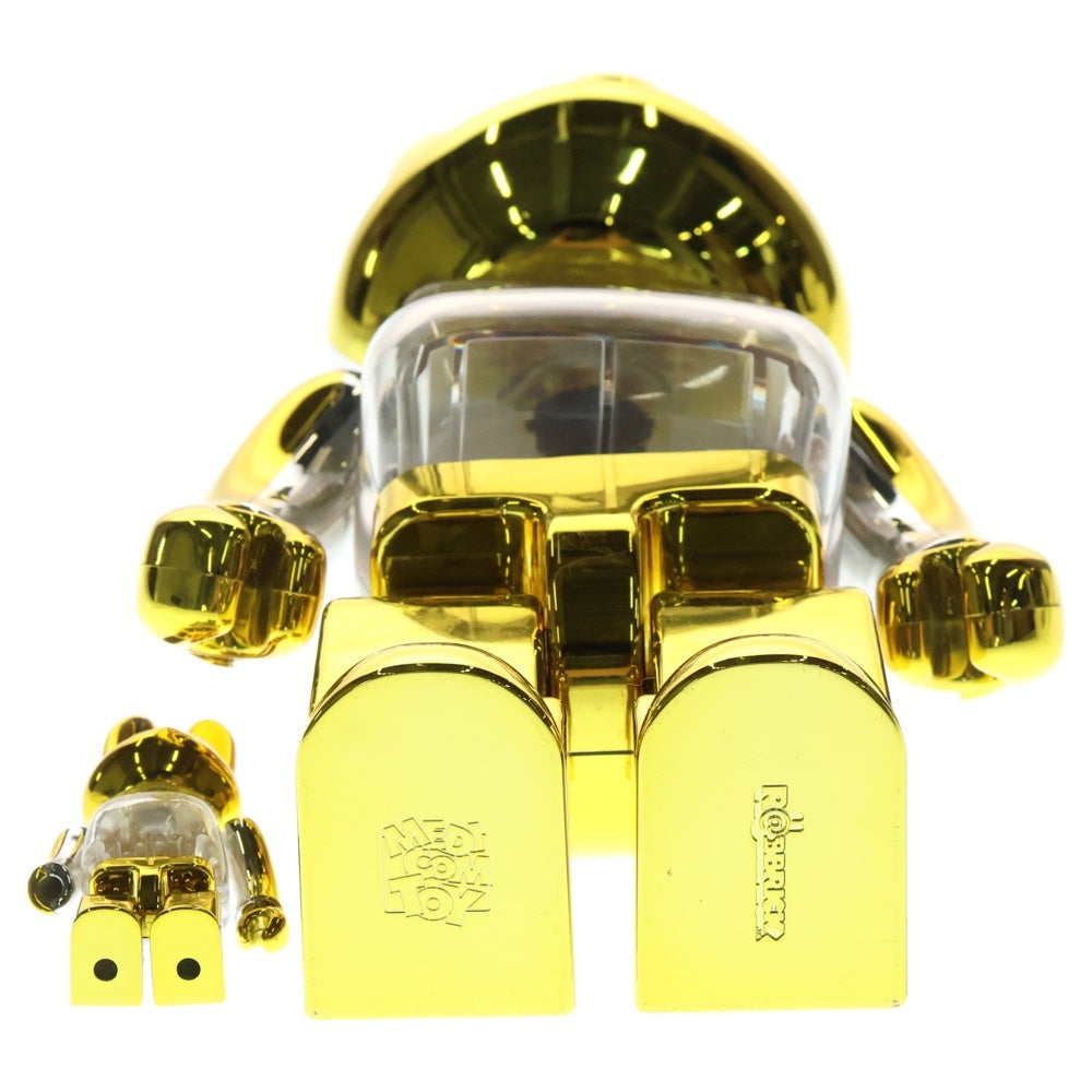 MEDICOM TOY(メディコムトイ) MY FIRST NY@BRICK B@BY 100% & 400% GOLD Ver マイファースト ベアブリック フィギュア ゴールド