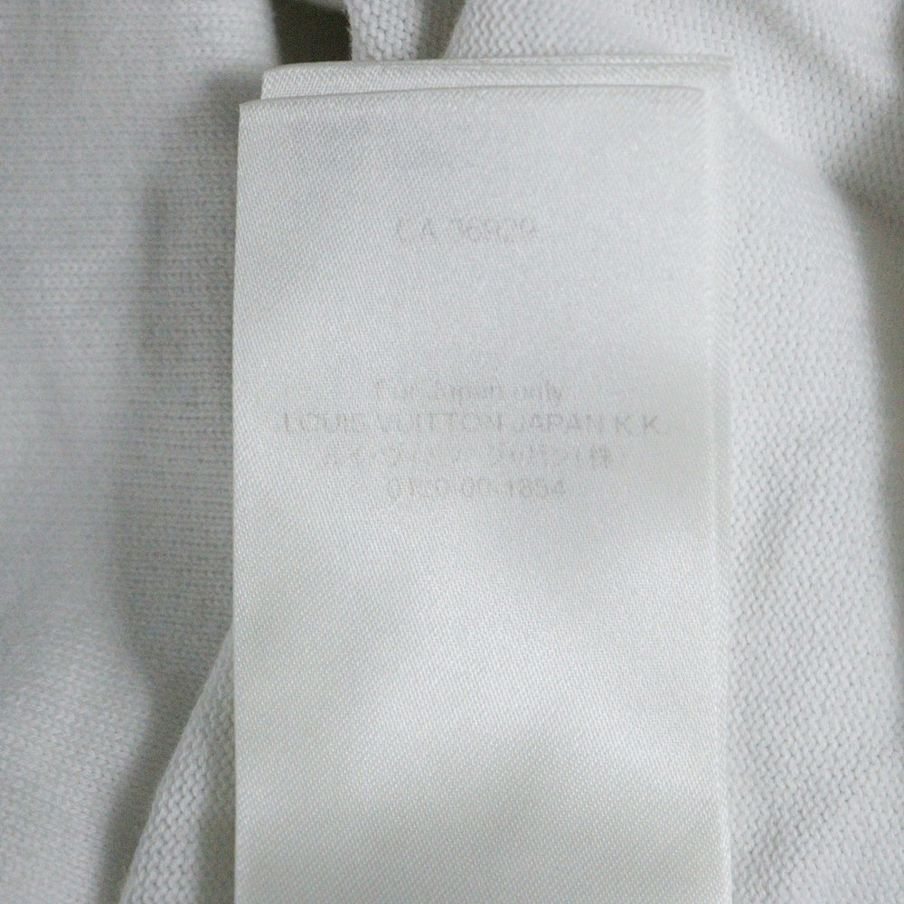 LOUIS VUITTON(ルイヴィトン) 23AW Logo Printed Tee RM232M HA0 HPN30W フロントロゴデザイン 半袖Tシャツ コットン ニット ホワイト