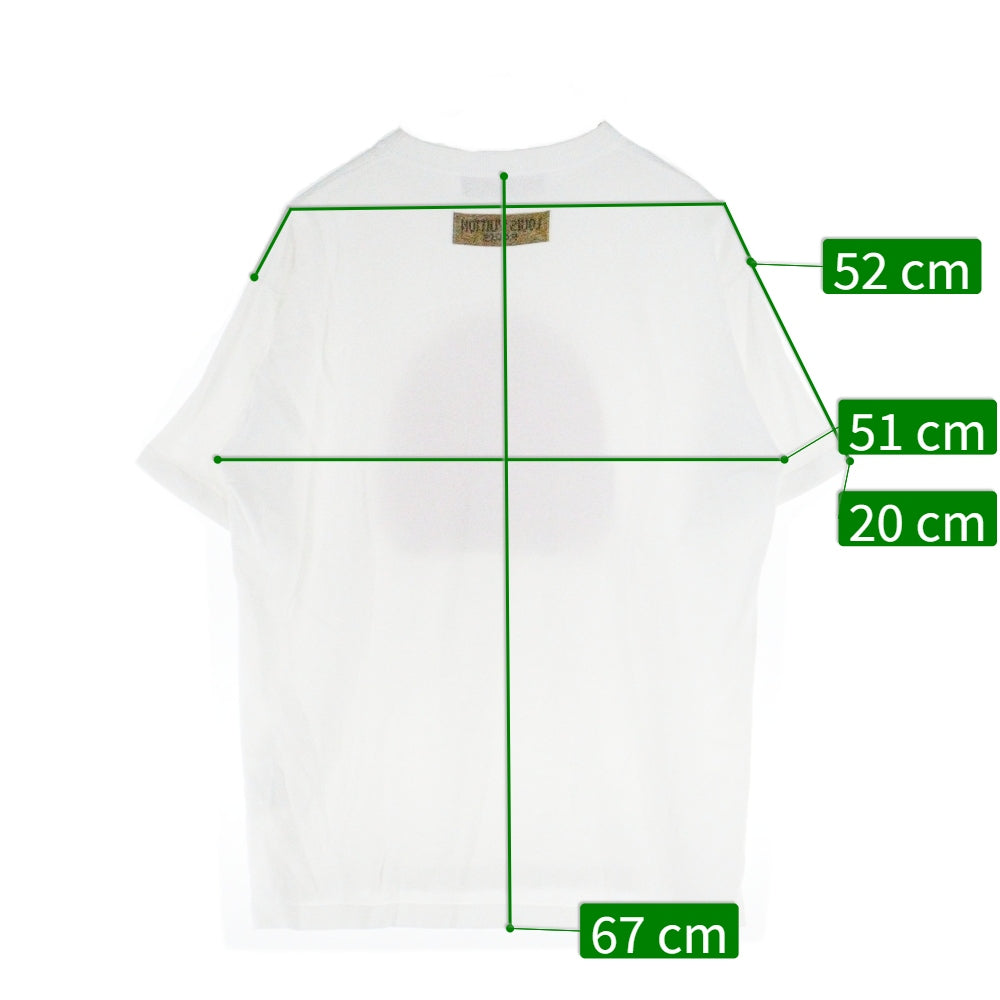 LOUIS VUITTON(ルイヴィトン) 23AW Logo Printed Tee RM232M HA0 HPN30W フロントロゴデザイン 半袖Tシャツ コットン ニット ホワイト