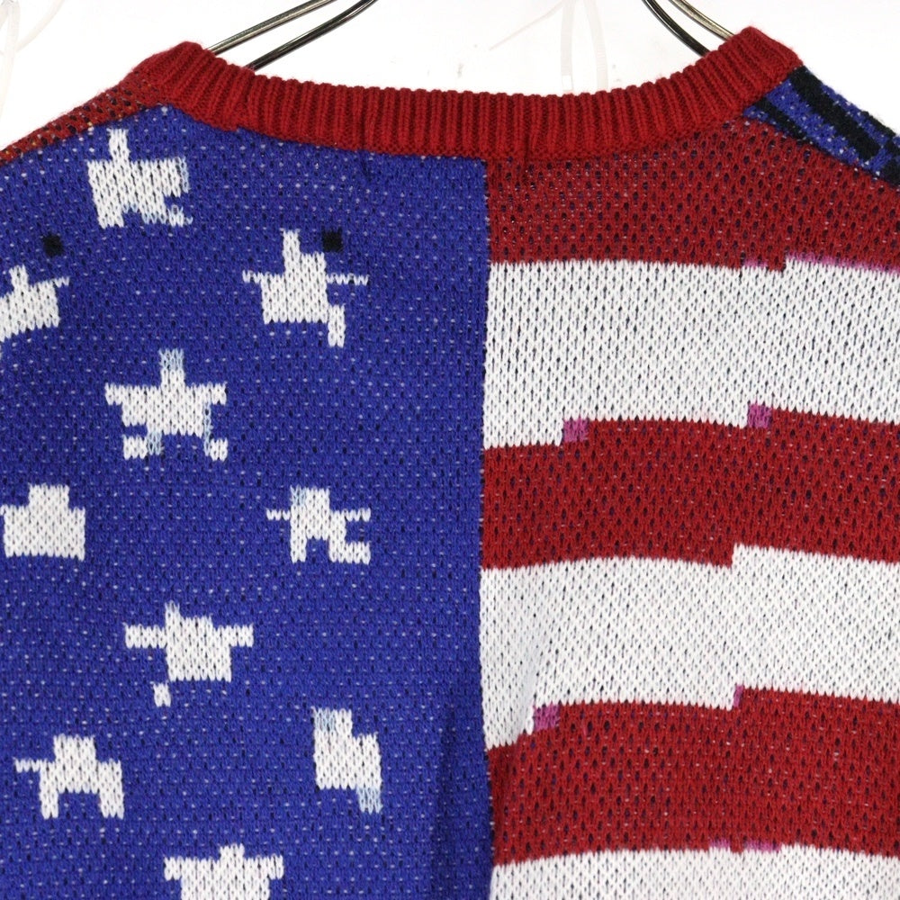 SUPREME(シュプリーム) 21SS Digital Flag Sweater デジタル フラッグ クルーネック ニットセーター マルチ