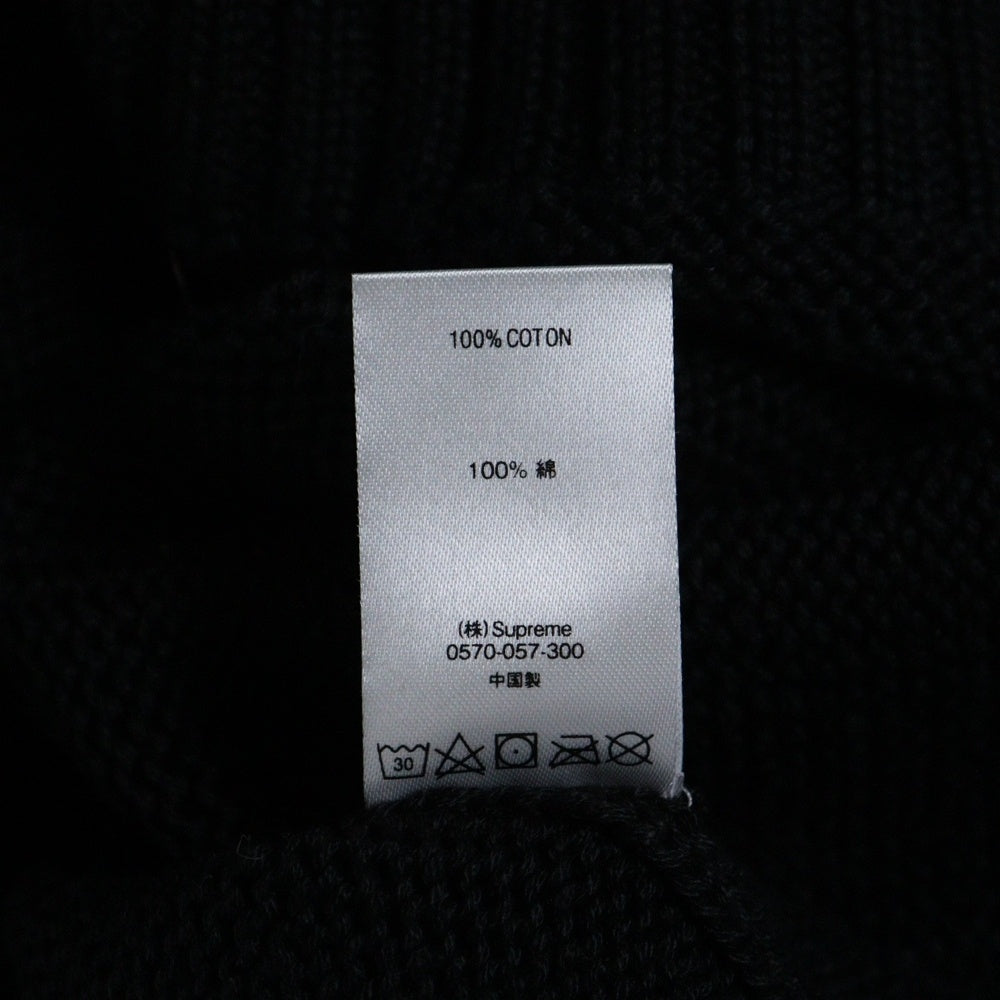 SUPREME(シュプリーム) 20SS Back Logo Sweater バックアーチロゴ クルーネックセーター ブラック/ホワイト