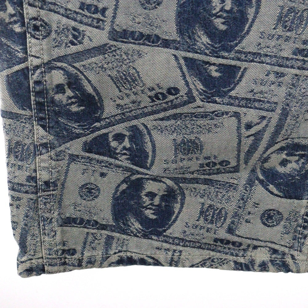 SUPREME(シュプリーム) 17AW 100 Dollar Bill Overalls 100ダラービル総柄 オーバーオール インディゴ