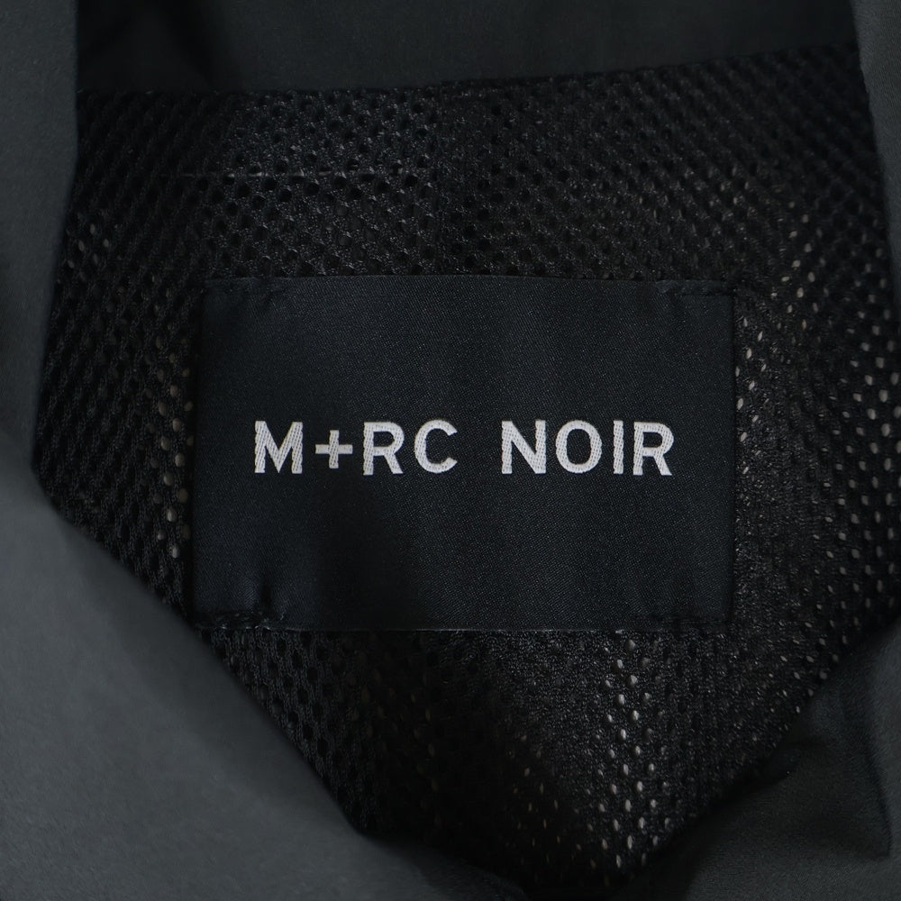 M+RC NOIR(マルシェノア) フード付き オーバーサイズコート ブラック