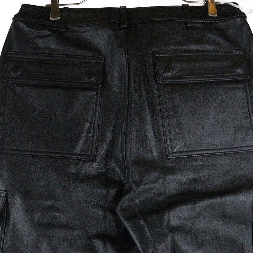 SUPREME(シュプリーム) 18AW Leather Cargo Pant レザーカーゴパンツ ブラック