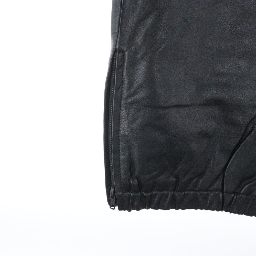 SUPREME(シュプリーム) 18AW Leather Cargo Pant レザーカーゴパンツ ブラック