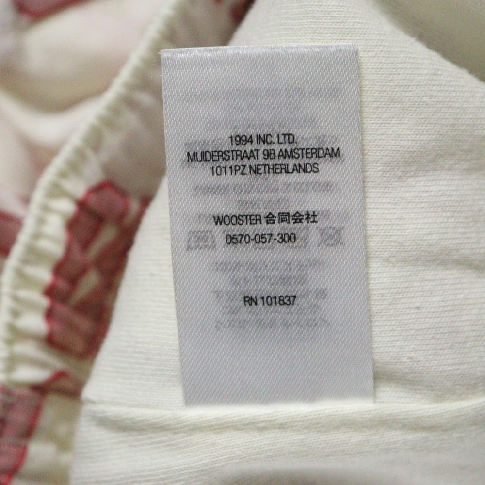 SUPREME(シュプリーム) 21AW Logo Ripstop Track Pant ロゴ リップストップ トラックナイロンパンツ レッド/アイボリー