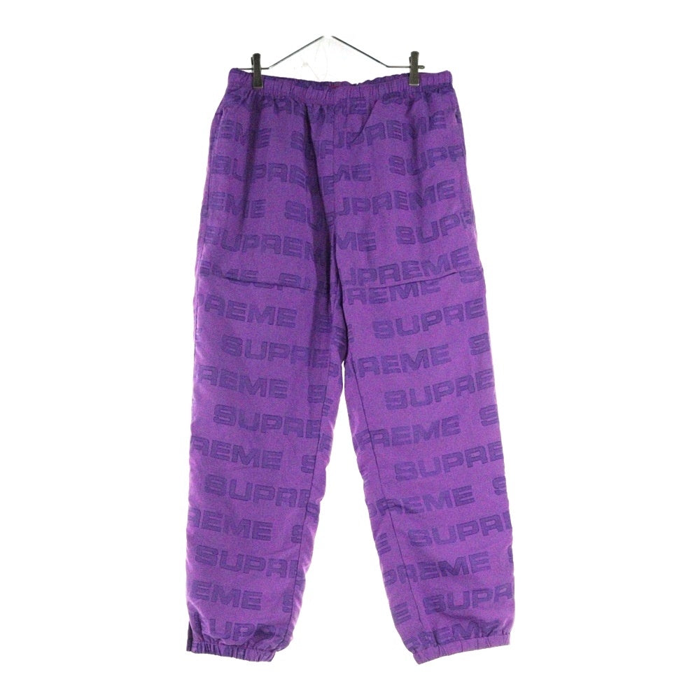 SUPREME(シュプリーム) 21AW Logo Ripstop Track Pant ロゴ リップストップ トラックナイロンパンツ パープル