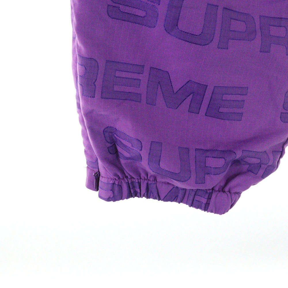 SUPREME(シュプリーム) 21AW Logo Ripstop Track Pant ロゴ リップストップ トラックナイロンパンツ パープル