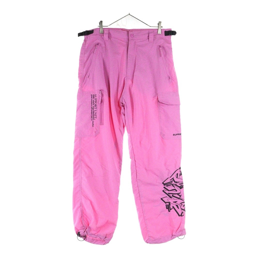 SUPREME(シュプリーム) 21AW Support Unit Nylon Ripstop Pant サポートユニット ナイロン リップストップパンツ ピンク