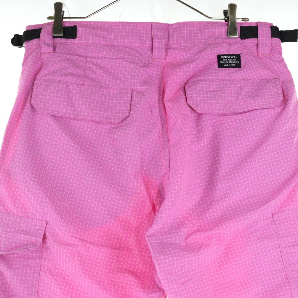SUPREME(シュプリーム) 21AW Support Unit Nylon Ripstop Pant サポートユニット ナイロン リップストップパンツ ピンク