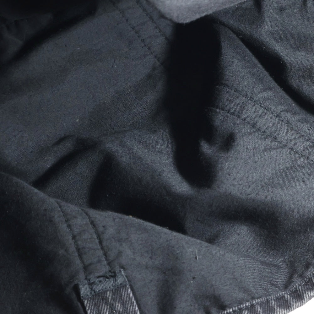 SUPREME(シュプリーム) 17SS 666 Denim Tote Bag ヴィンテージ加工 666 デニムトートバッグ ブラック