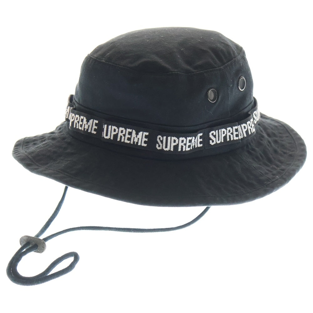 SUPREME(シュプリーム) 18SS Military Boonie ミリタリーブーニーハット 帽子 ブラック