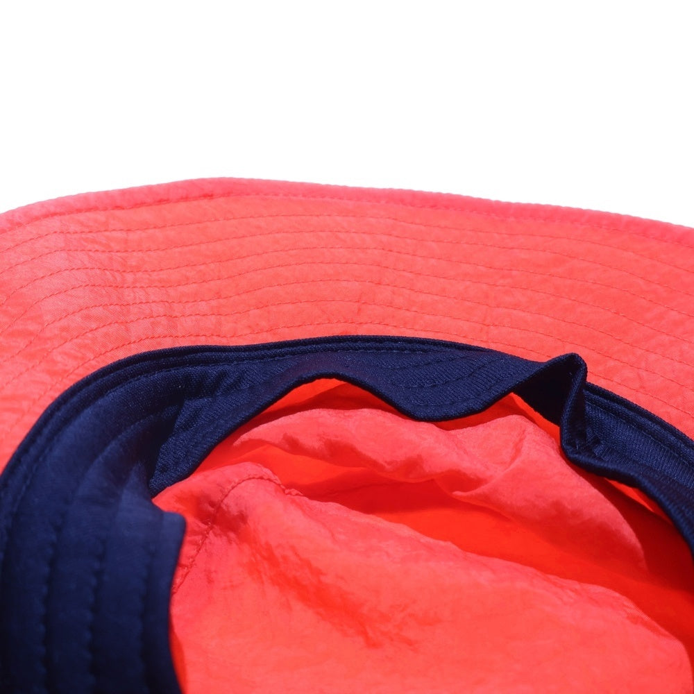 NIKE(ナイキ) 20AW × STUSSY Bucket Hat CT8411-634 ロゴ刺繍 バケットハット 帽子 オレンジ