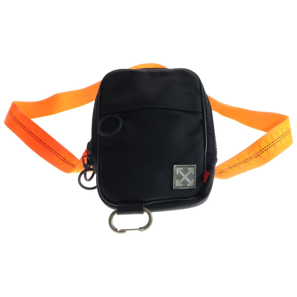 OFF-WHITE(オフホワイト) 2ポケット ショルダーバッグ OMNA025S18888008 ブラック