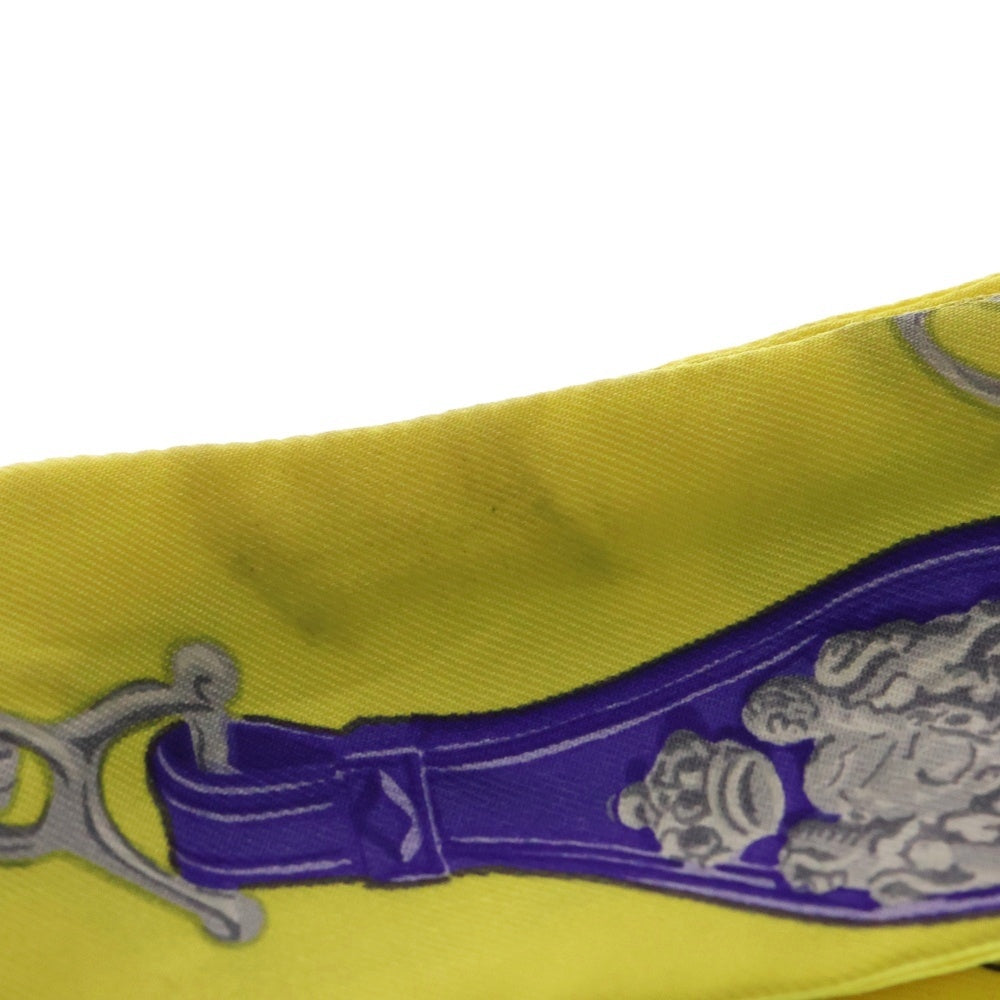 HERMES(エルメス) Twilly Scarf ツイリースカーフ ベルトモチーフ イエロー調