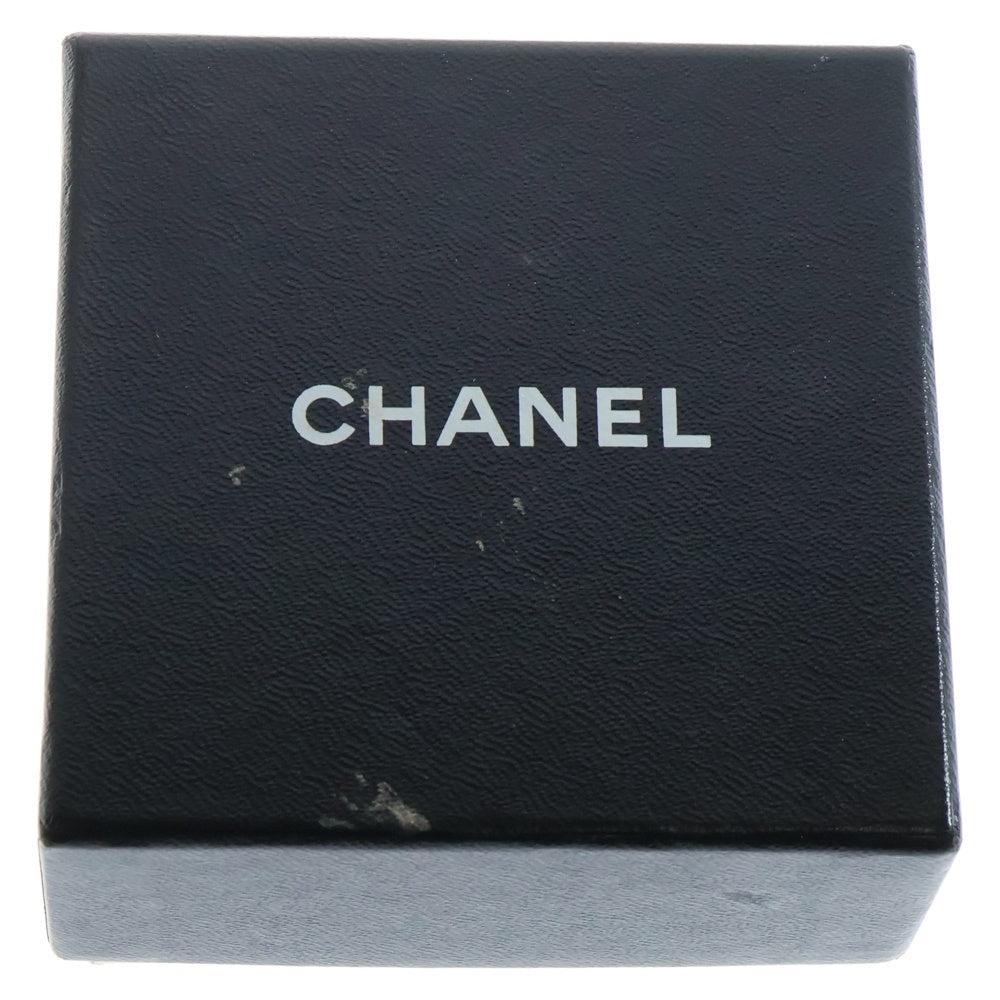 CHANEL(シャネル) CC Black Enamel Silver Tone Cocktail Ring CCロゴ ブラックエナメル シルバートーン リング A11 P ブラック/シルバー